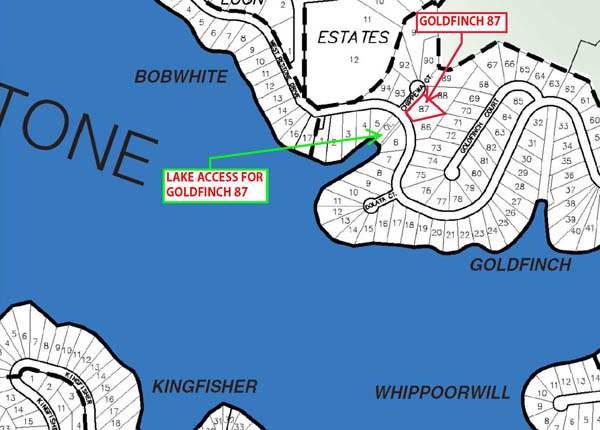 Goldfinch 87 Lake Redstone Offshore building site